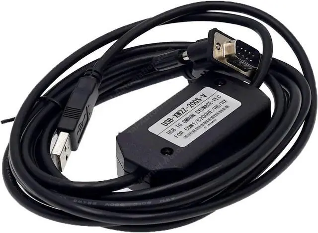 Alt view image 3 of 6 - PLC Programming Cable USB Interface Adapter USB-XW2Z-200S-V USBXW2Z200SV for CQM1/C200HE/HG/HX Series PLC New Programming Cable USB-XW2Z200SV