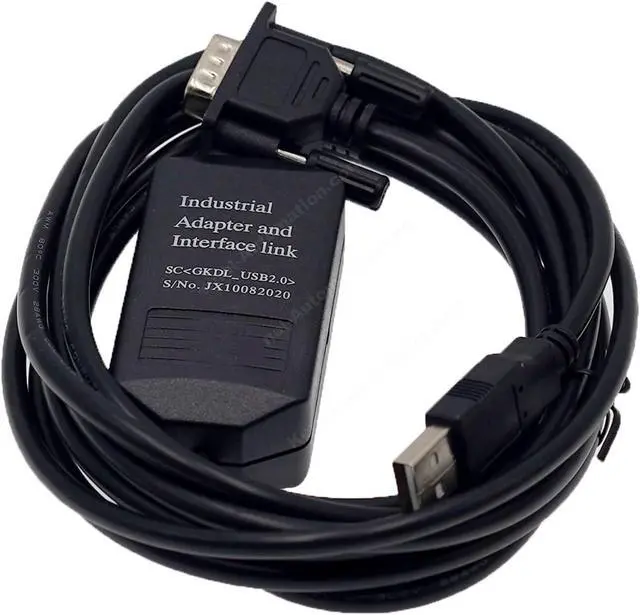 Alt view image 4 of 6 - PLC Programming Cable USB Interface Adapter USB-XW2Z-200S-V USBXW2Z200SV for CQM1/C200HE/HG/HX Series PLC New Programming Cable USB-XW2Z200SV