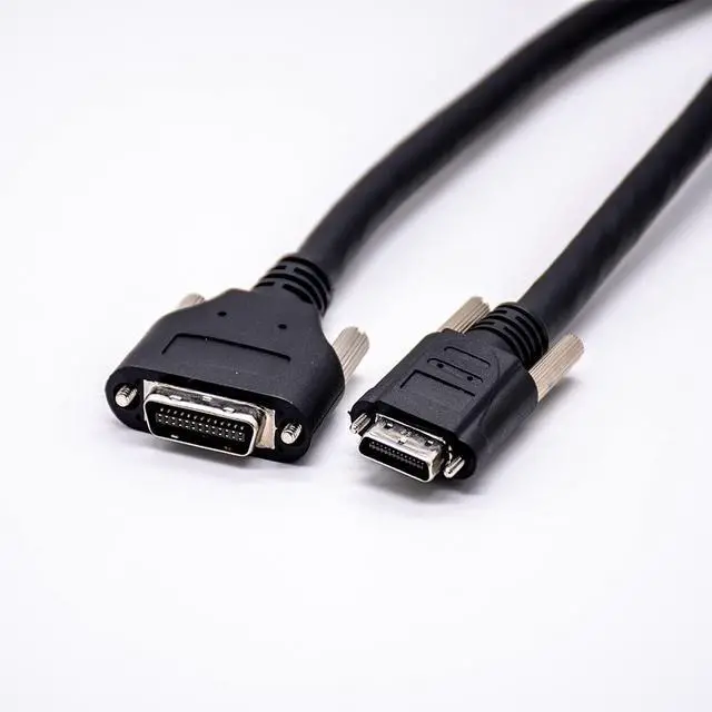 Alt view image 3 of 6 - VHDCI Male 26pin to SCSI Male 26pin Cable Straight Overmolded Cable 1Meter