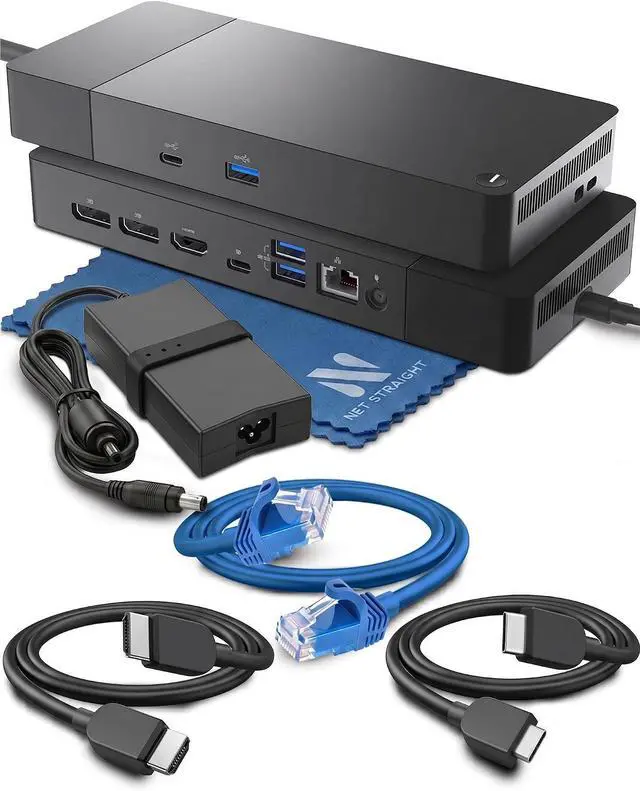 Main image of WD19S Docking Station 130W USB-C Dock, Dual 4K Display 60Hz, Latitude Precision XPS, 130W Power Delivery, 5 USB Ports, Gigabit Ethernet, HDMI 2 DisplayPort (WD19S130W)
