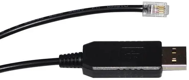 Alt view image 4 of 4 - USB to RJ9 RJ11 4P4C ASIAIR to CABLE, ASIAIR to IOPTRON EQUATORIAL I/O HC KABLE for IEQ30 IEQ45 ZEQ25 CEM25P(5m)