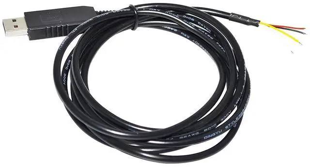 Main image of USB to RS232 4PIN WIRE END OPEN SERIAL CABLE, USB_RS232 4P WE CONVERTER KABLE(3 metres)