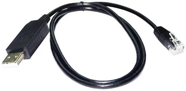 Main image of USB to RJ12 RJ11 6P4C RS232 SERIAL COMMUNICATION DEBUG CABLE for DIGITAL CONTROLLER to PC(1.8m,USB-RJ11(FTDI Chip))