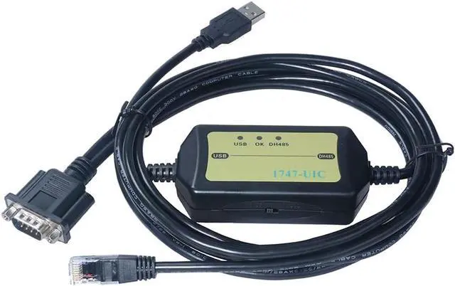Alt view image 3 of 4 - PLC Programming Cable Compatible with AB 1747 UIC, USB To DH485 RS485 RS232 Interface Converter