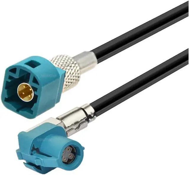 Main image of BEVOTOP HSD Cable USB Electric Wire Cable FAKRA Z HSD LVDS Male to Male 4 Pin 4-Cores Cable for Benz for BMW for Audi Tesla For VW - (Color: HSD Z M to Z F90, Pins: 10M)