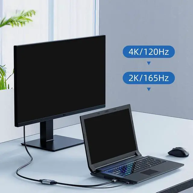 Alt view image 5 of 7 - to Adapter Cable Converts to DP1.4 Converter Cord for Home Use