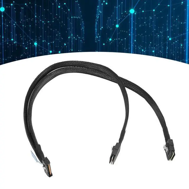 Alt view image 7 of 7 - ciciglow PCIe 5.0 MCIO 8i to 2 Ports SFF 8087 Cable, MCIO 8I Adapter Cable, Flexible High Speed Transmissing Extender Cable for SAS for PCIe Ethernet, 50CM
