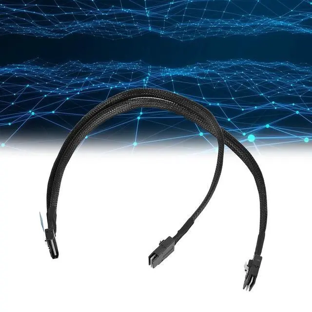 Alt view image 6 of 7 - ciciglow PCIe 5.0 MCIO 8i to 2 Ports SFF 8087 Cable, MCIO 8I Adapter Cable, Flexible High Speed Transmissing Extender Cable for SAS for PCIe Ethernet, 50CM