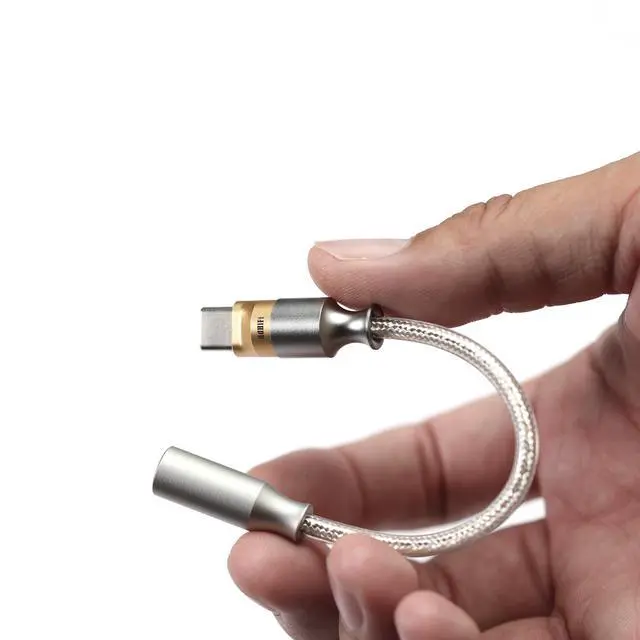 Alt view image 2 of 7 - DD ddHiFi TC35CM2 USB-C to 3.5mm Hi-Res DAC & AMP Cable High-Fidelity Lossless Decoding Adapter Cable, Up to PCM 32bit/384kHz