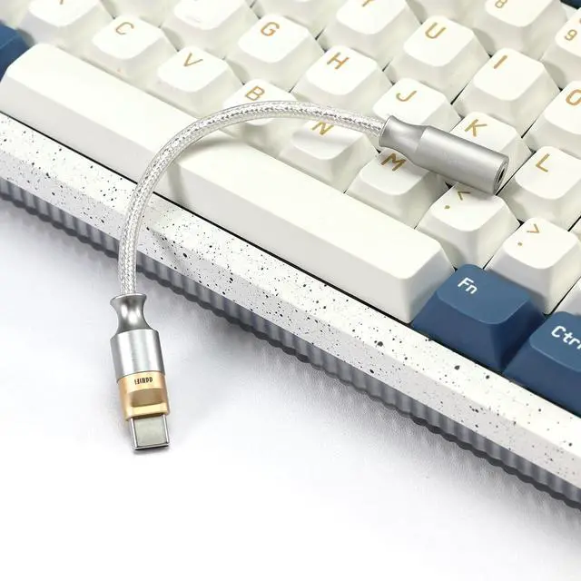 Alt view image 3 of 7 - DD ddHiFi TC35CM2 USB-C to 3.5mm Hi-Res DAC & AMP Cable High-Fidelity Lossless Decoding Adapter Cable, Up to PCM 32bit/384kHz