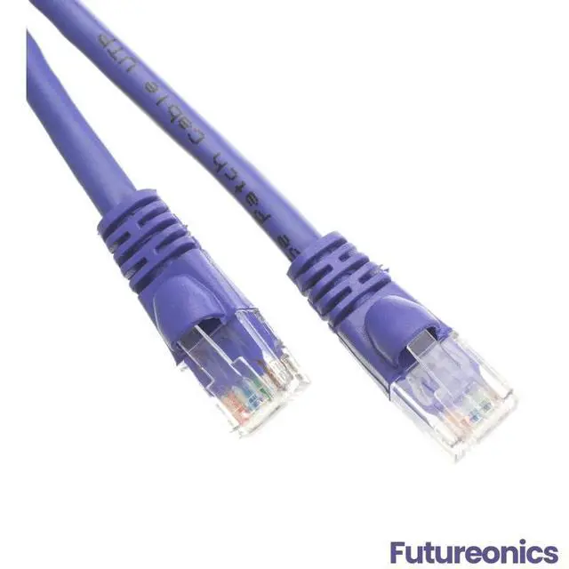 Alt view image 5 of 7 - (50 Pack Cat 6 Ethernet Cable 3 Feet Purple UTP Booted 3 FT Computer Network Cable, Internet Cable, Cat 6 Cable