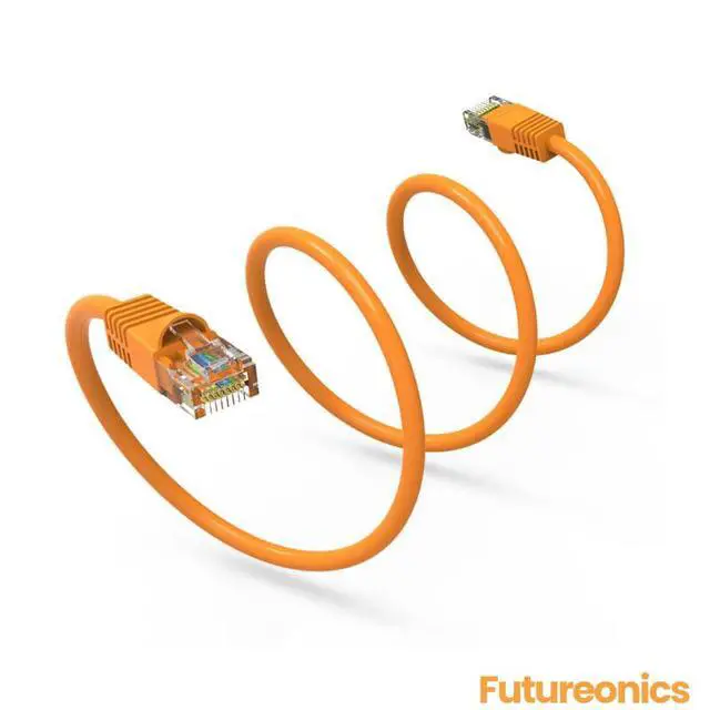 Alt view image 3 of 7 - (20 Pack Cat 6 Ethernet Cable 40 Feet Orange UTP Booted 40 FT Computer Network Cable, Internet Cable, Cat 6 Cable