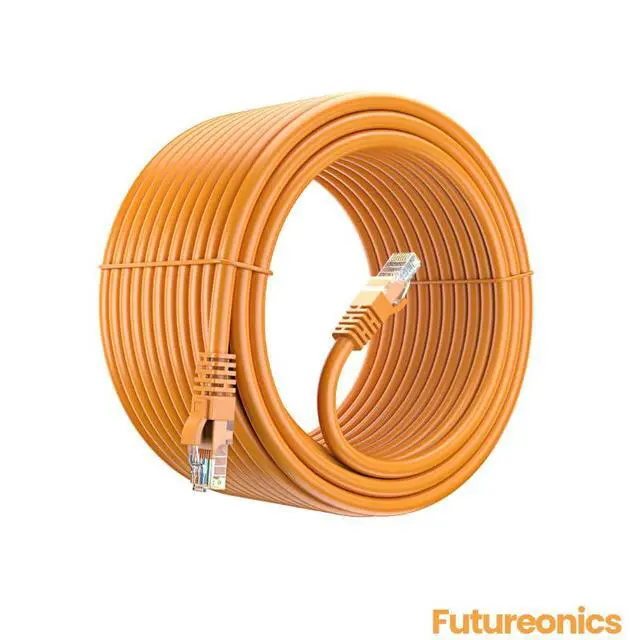 Alt view image 4 of 7 - (20 Pack Cat 6 Ethernet Cable 40 Feet Orange UTP Booted 40 FT Computer Network Cable, Internet Cable, Cat 6 Cable