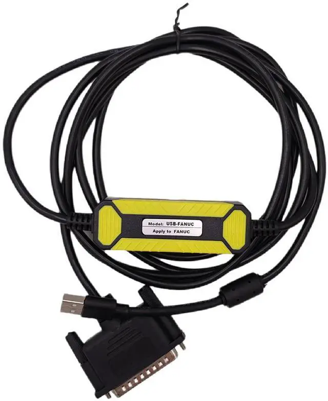 Alt view image 2 of 5 - USB-FANUC CNC Programming Cable, USB to RS232 Data Transfer USBConvert DB25 Pin Download Cable for CNC Fanuc
