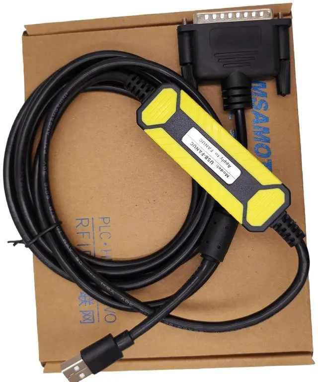 Alt view image 4 of 5 - USB-FANUC CNC Programming Cable, USB to RS232 Data Transfer USBConvert DB25 Pin Download Cable for CNC Fanuc