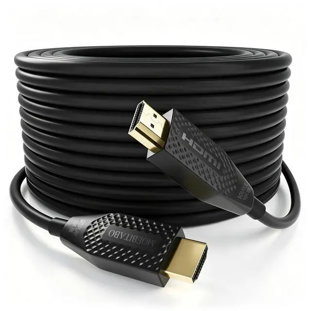 Main image of 8K Long Fiber Optic HDMI cable in-Wall CL3 Rated 48Gbps 66FT Ultra High speed HDMI 2.1 Cord 8K@60Hz 4K@120Hz 10K@30Hz HDCP 2.2&2.3, eARC HDR10 Dolby Compatible with Laptop/PS5/TV/PC/Switch/Mac/Xbox