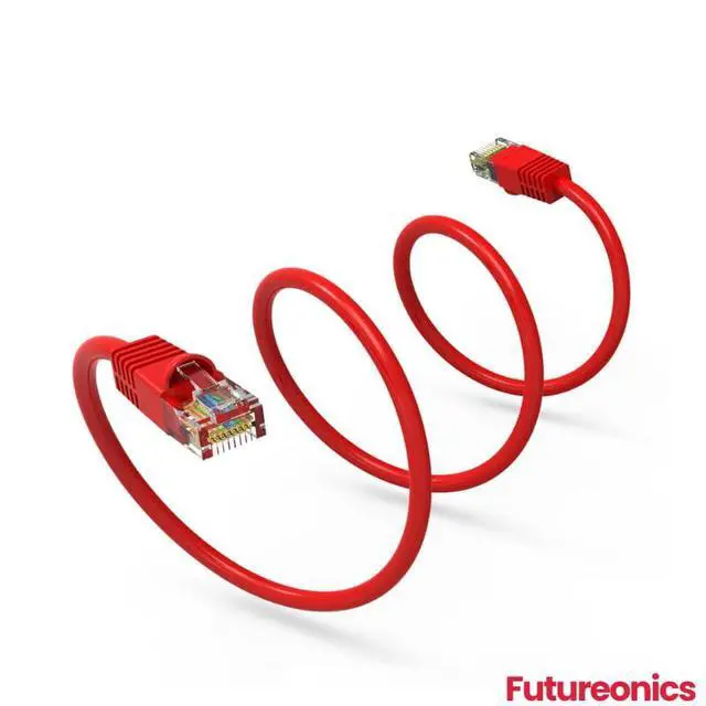 Alt view image 5 of 7 - (5 Pack Cat 6 Ethernet Cable 175 Feet Red UTP Booted 175 FT Computer Network Cable, Internet Cable, Cat 6 Cable