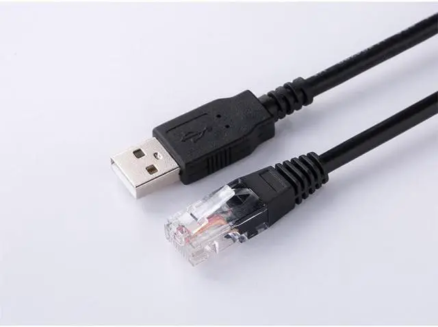 Alt view image 4 of 7 - JVOP-181 for G7/F7/S7/V/A1000/J1000 Inverter Debugging Cable Download Cable USB-Ethernet Port Economy (Black)