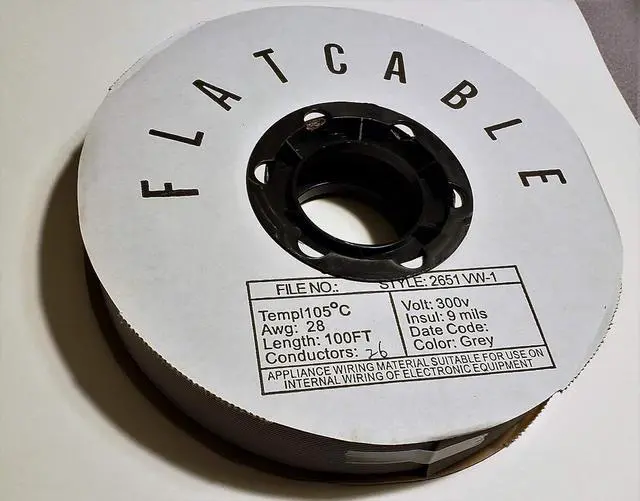 Main image of Pc Accessories - IDC Flat Ribbon Cable, 26 Wires 26C for 2.54mm 0.1" IDC Connectors, 26P 100 Feet Spool