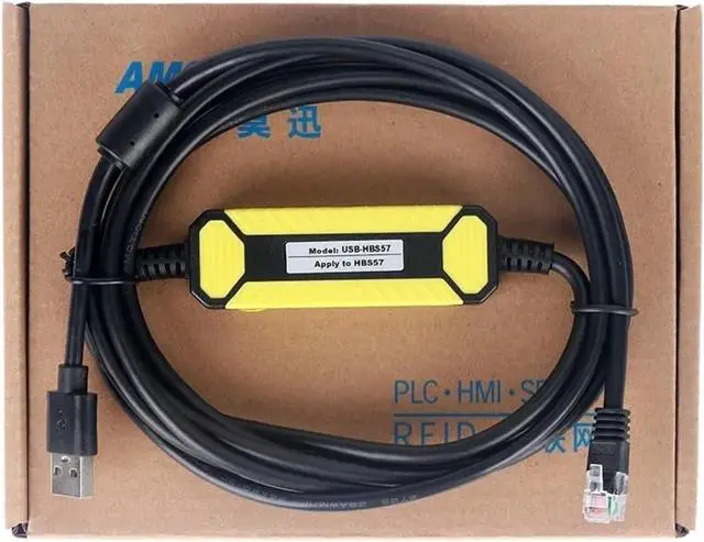 Main image of PLC Programming Cable USB-HBS57 Suitable for HBS57 Series Servo Driver Computer USB Port Communication Debugging Data Download Cable