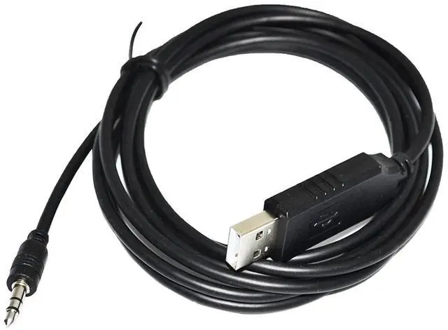 Alt view image 2 of 6 - USB RS232 to TRS 3.5MM STEREO AUDIO JACK SERIAL PROGRAMMING CABLE SERIAL CONVERTER CABLE(1.8m,T-RXD R-GND S-TXD)