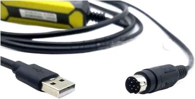 Alt view image 2 of 4 - plc programming cable USB-SC09-FX FX-USB-AW for ME-LS/EC FX Series PLC Programming Cable USB to RS422 Adapter Data Download Line