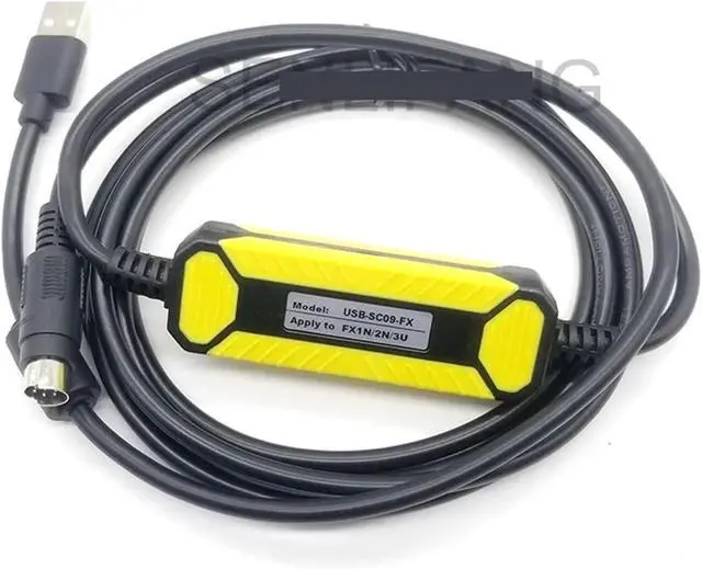 Alt view image 3 of 4 - plc programming cable USB-SC09-FX FX-USB-AW for ME-LS/EC FX Series PLC Programming Cable USB to RS422 Adapter Data Download Line