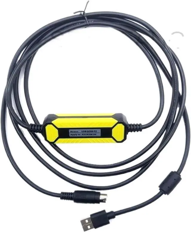 Alt view image 4 of 4 - plc programming cable USB-SC09-FX FX-USB-AW for ME-LS/EC FX Series PLC Programming Cable USB to RS422 Adapter Data Download Line