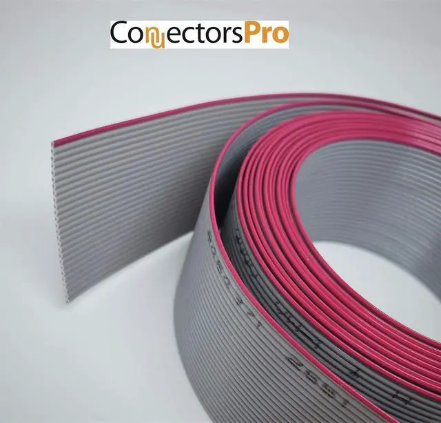 Alt view image 3 of 3 - Pc Accessories - IDC Flat Ribbon Cable, 26 Wires 26C for 2.54mm 0.1" IDC Connectors, 26P 100 Feet Spool