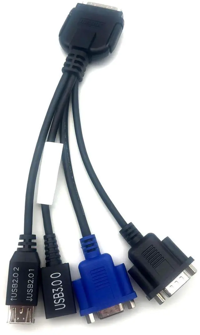 Main image of 1 to 4 Server Connection Cable UCS Server KVM Dongle Cable Adapter Replace 37-1016-01 VGA USB DB9 Serial IO-VGA+USB