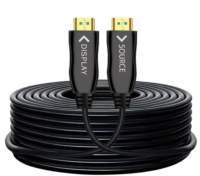 Main image of Fiber Optic HDMI Cable 66ft, 4K Long HDMI 2.0 Cable, 18Gbps 4K@60Hz High Speed HDMI Cord with HDR ARC HDCP 2.2, Slim & Flexible, No Signal Loss, Electrical Cables for Projector TV PS5 Xbox Laptop
