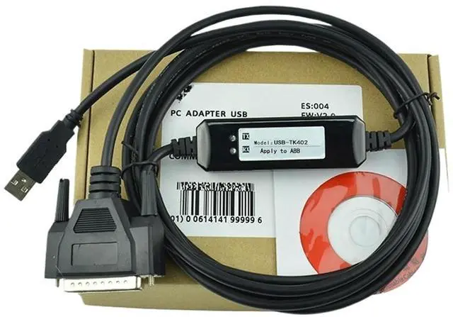 Main image of Suitable for ABB Touch Screen and Computer Communication Programming Cable TK402 Debugging Download Line Communication Data Line
