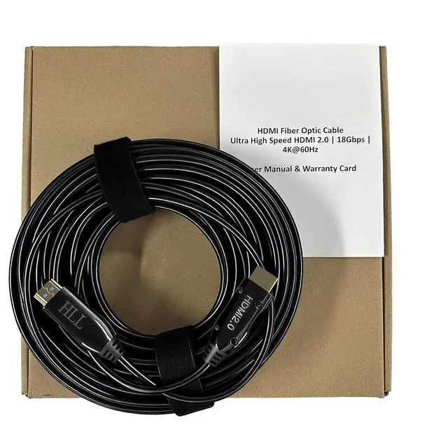 Alt view image 7 of 7 - Fiber Optic HDMI Cable 66ft, 4K Long HDMI 2.0 Cable, 18Gbps 4K@60Hz High Speed HDMI Cord with HDR ARC HDCP 2.2, Slim & Flexible, No Signal Loss, Electrical Cables for Projector TV PS5 Xbox Laptop