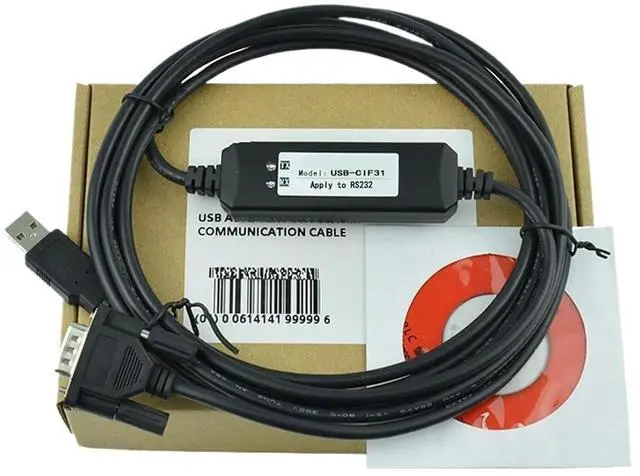 Main image of USB to RS232 Serial Port 9-pin Can Be Connected to Man-Machine Or PLC Serial Port Download Cable Usb-cif31