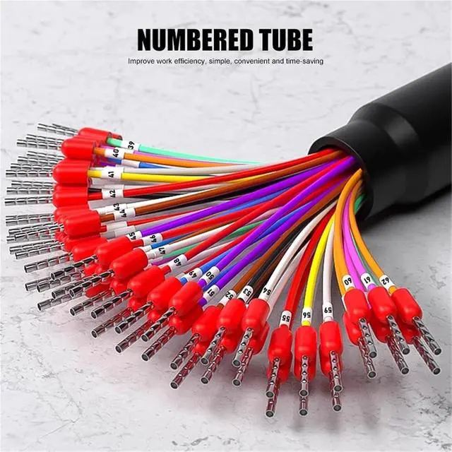Alt view image 5 of 7 - 1Pcs DB62 Terminal Wire with Number HDB62 Male Female Serial Cable 3 Rows 62Pin Double Shield Single Head with Cable Connector(Male,2M)