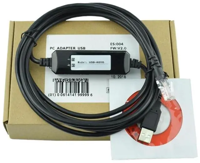 Main image of Compatible with Koyo PLC Programming Cable USB-Compatible with KOYO Communication Line Data Download Line SN/SM/SH/SR/DL/NK