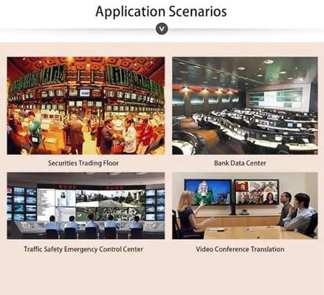 Alt view image 4 of 7 - DMA Fuser, HDMI Synthesizer, DMA Fuser Combiner Display Overlay, 2K 144Hz Adapter, HD 240Hz, 2 Input HDMI Output, for Financial Trading Rooms, Bank Data Centers