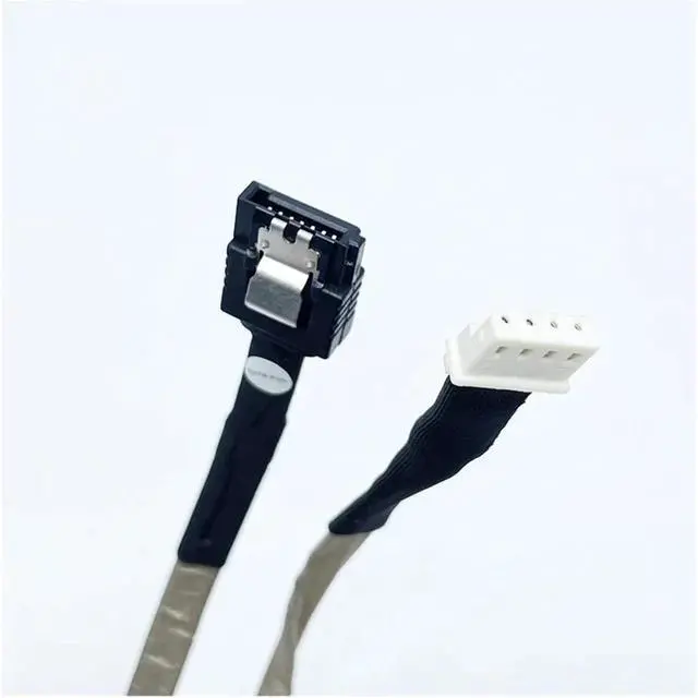 Alt view image 5 of 6 - 4pin and 7pin Sata to 90 Degree Elbow 22P 7+15 SATA Hard Disk Drive Power Cable for All-in-one PC 24-F037WCN