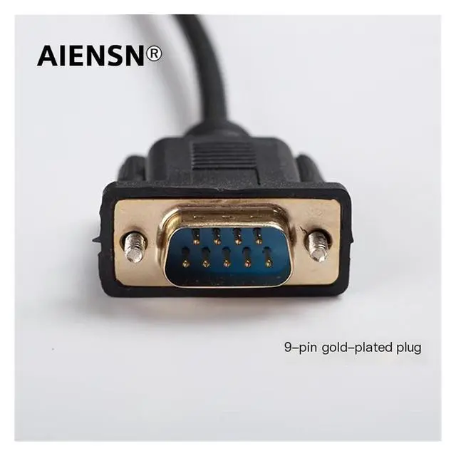 Alt view image 2 of 4 - Compatible with Mitsubishi Communication Cable GT01-C30R4-8P GT11/GT15/GS Touch Panel and FX Series PLC Connection Cable
