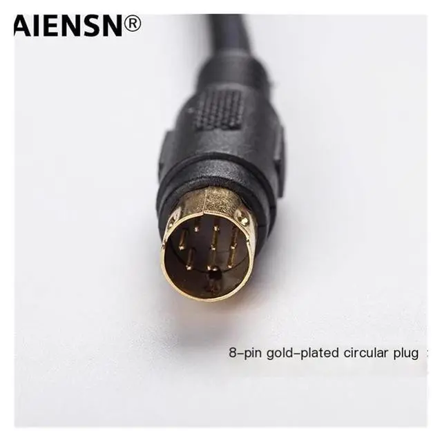 Alt view image 4 of 4 - Compatible with Mitsubishi Communication Cable GT01-C30R4-8P GT11/GT15/GS Touch Panel and FX Series PLC Connection Cable