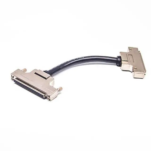 Alt view image 2 of 3 - SCSI HPDB 100 Pin Female to Female Straight Screw Locks Cable 2Meter