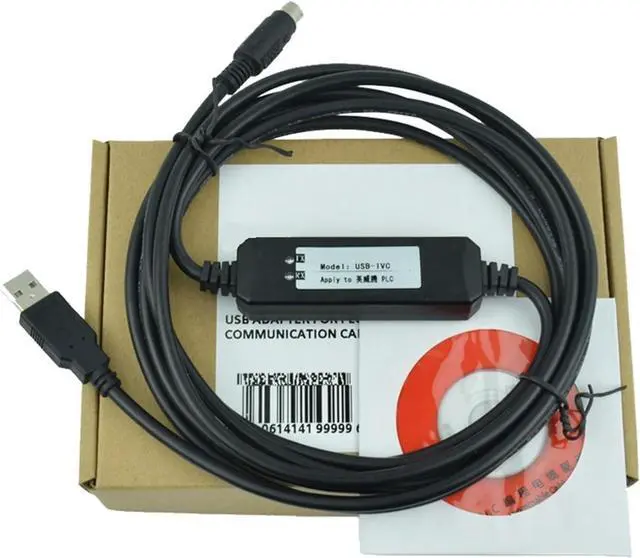 Main image of USB Port Compatible with INVT IVC1/IVC2 Series PLC Programming Cable Download Cable USB-IVC
