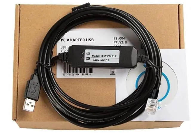 Main image of Compatible with GE CPE305 IC693CPU35X Series PLC Programming Cable Download Line IC693CBL316