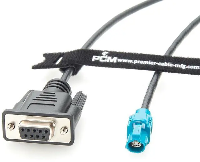 Main image of Original Rosenberger E6K10A-1CAZ5-Z H-MTD Female to DB9 RS232 Female Cable 100/1000Base-T1 Automotive Ethernet Diagnostic Cable for CAN Bus, ECU Testing, OBD-II Interface(0.62m)