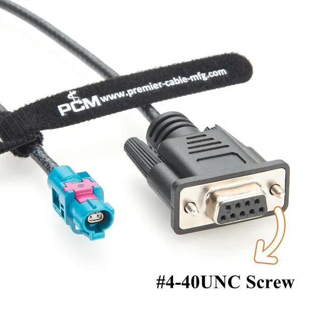 Alt view image 4 of 6 - Original Rosenberger E6K10A-1CAZ5-Z H-MTD Female to DB9 RS232 Female Cable 100/1000Base-T1 Automotive Ethernet Diagnostic Cable for CAN Bus, ECU Testing, OBD-II Interface(0.62m)