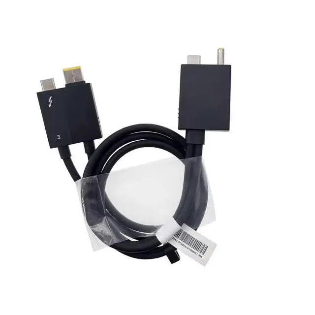 Alt view image 3 of 3 - SC10Q68201 5C10V25713 New for ThinkPad Thunderbolt 3 Workstation Dock Split Cable 40Gbs