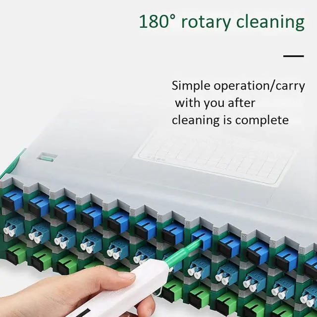 Alt view image 5 of 6 - 10X SC Fiber Cleaning Pen One-Click Fiber Cleaning Device Fiber End Face Cleaning Pen 2.5mm