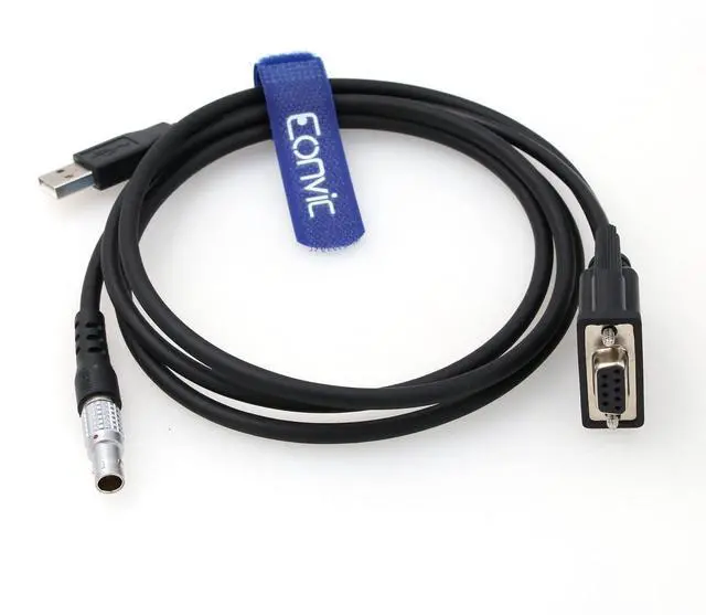 Alt view image 2 of 3 - South GPS GNSS S10 Data Cable L797Y S86 S86T 7pin USB to DB9 RS232 Serial Computer