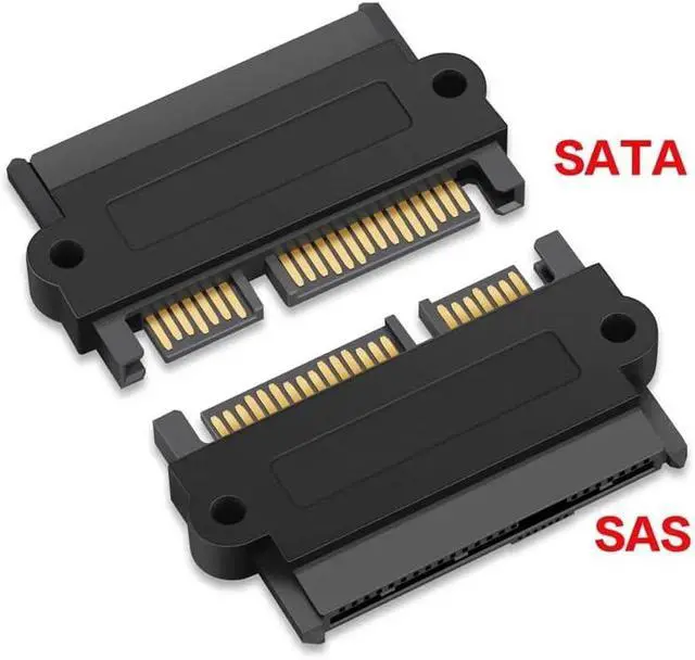 Alt view image 2 of 4 - SATA Hard Disk Drive Raid Adapter with 15 Pin 7 Pin + 15 Pin to SFF-8482 SAS 22 Pin Converter Adapter