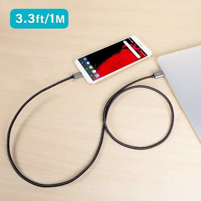 Alt view image 5 of 7 - O'PRO9 Opro9 USB-C to USB-A Fast Charging Cord (3.3ft) & 10-in-1 USB C Hub Adapter Bundle